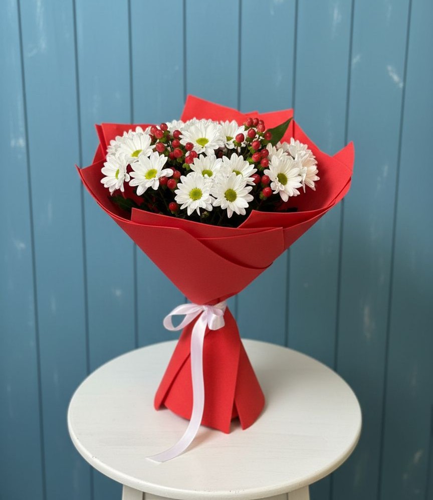 Букет цветов из: Хризантемы в Дубровке Брянской области