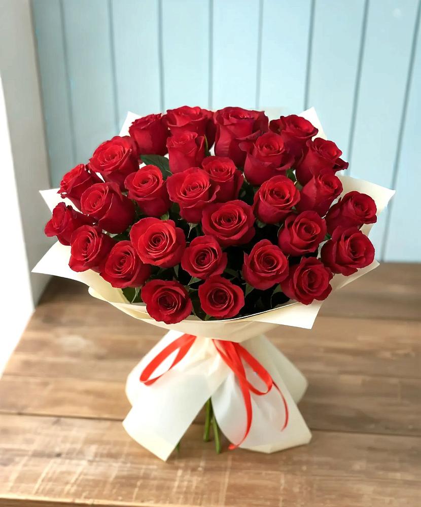 Букет 29 Красных роз в Дубровке Брянской области