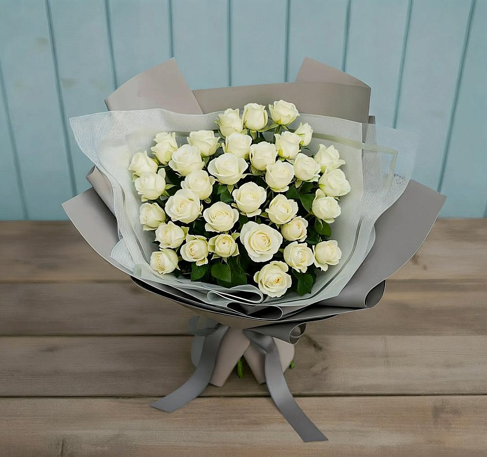Букет Белоснежная нежность в Дубровке Брянской области