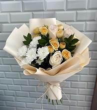 Букет цветов из:  Розы и Хризантемы в Дубровке Брянской области