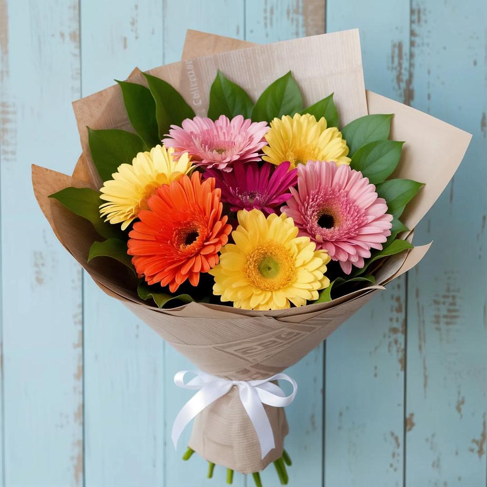 Букет цветов из: Герберы в Дубровке Брянской области