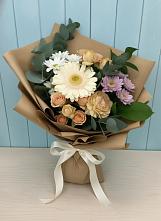 Букет цветов из:  Герберы и Хризантемы #REPLACE_PRED# Дубровке Брянской области