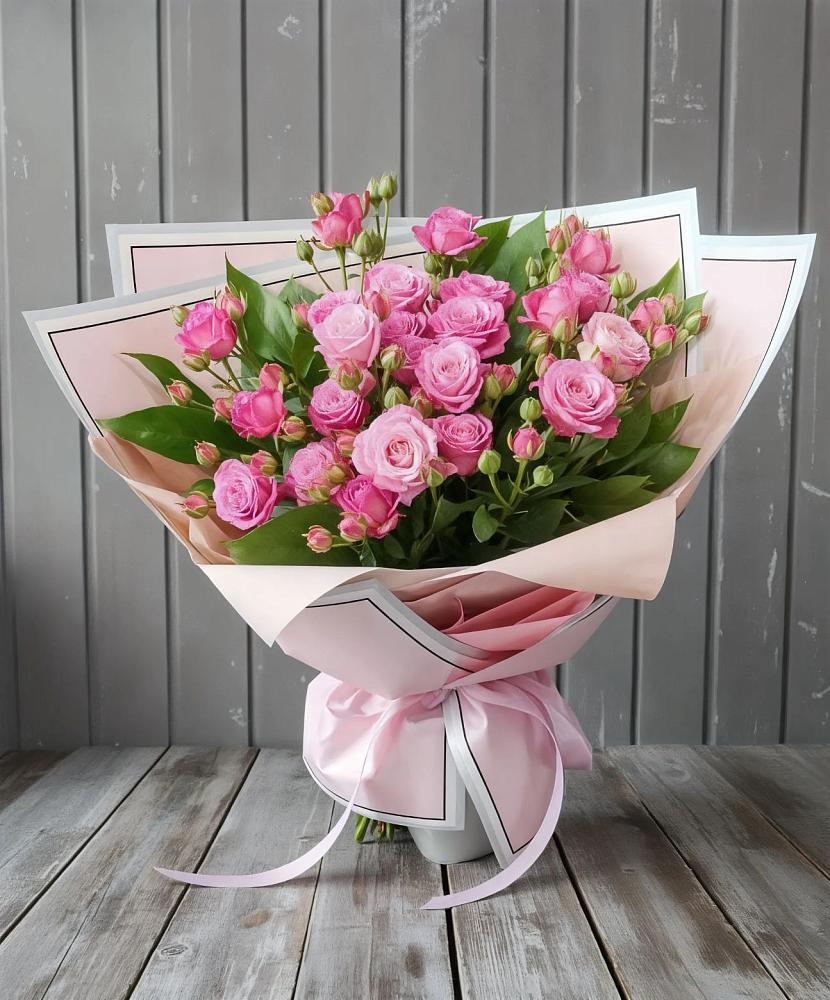 Букет Розовый кустик в Дубровке Брянской области