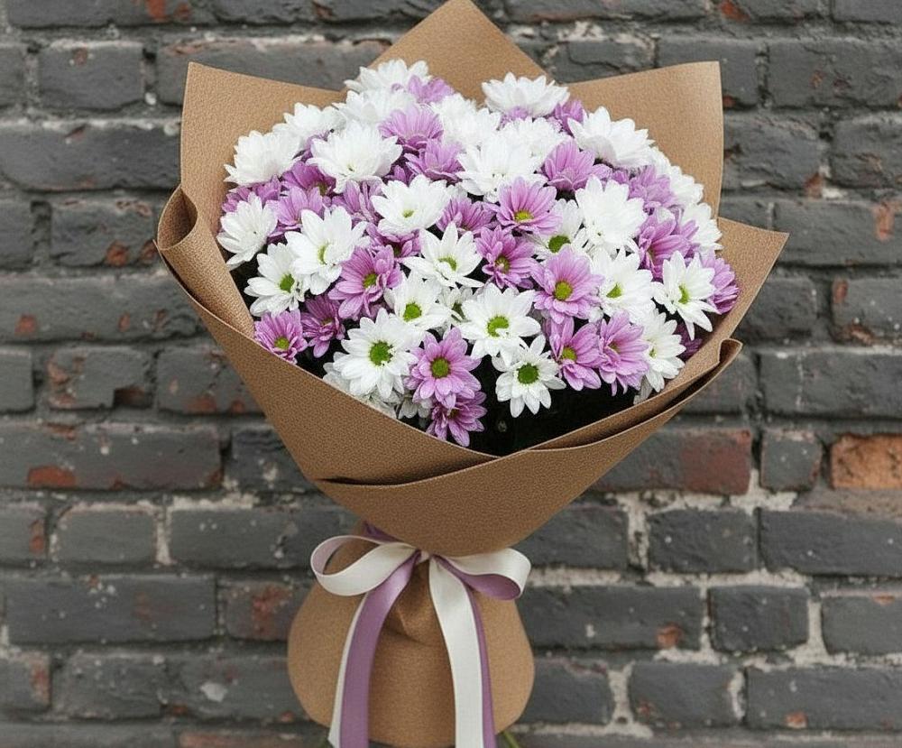 Букет цветов из: Хризантемы в Дубровке Брянской области