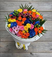 Букет цветов из:  Розы и Хризантемы #REPLACE_PRED# Дубровке Брянской области