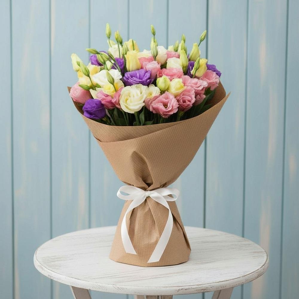 Букет цветов из: Лизиантусы в Дубровке Брянской области