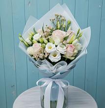 Букет цветов из:  Розы и Лизиантусы #REPLACE_PRED# Дубровке Брянской области