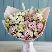 Букет цветов из:  Альстромерии и Розы в Дубровке Брянской области