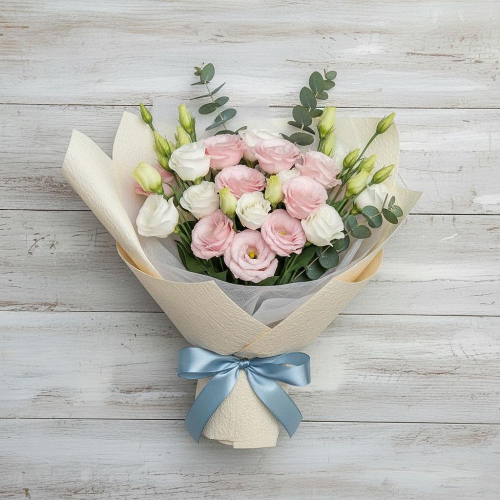 Букет цветов из: Лизиантусы в Дубровке Брянской области